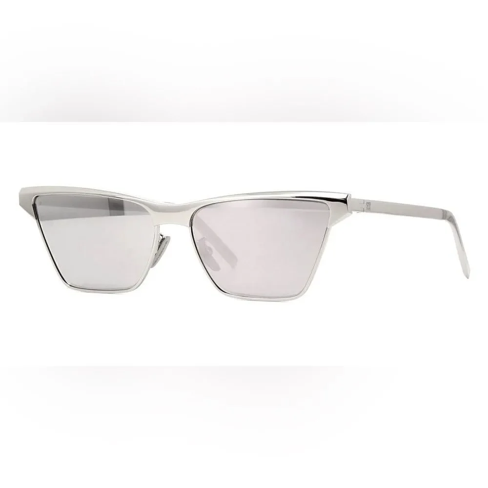 Givenchy NWT Unisex Metal Engraved Logo Rectangle Sunglasses